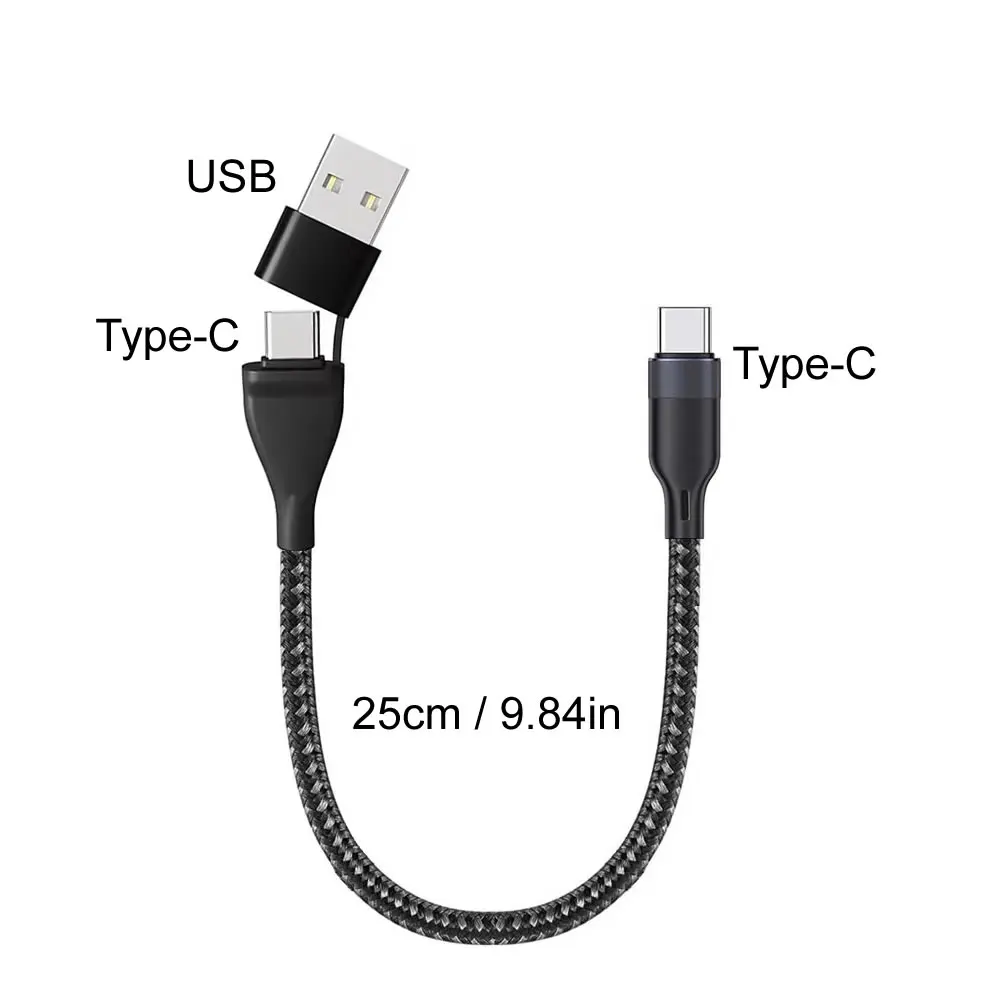ตัวเลือกสินค้า สายชาร์จ USB-C 0.25 เมตร ชาร์จเร็ว ทนทาน พกพาสะดวก