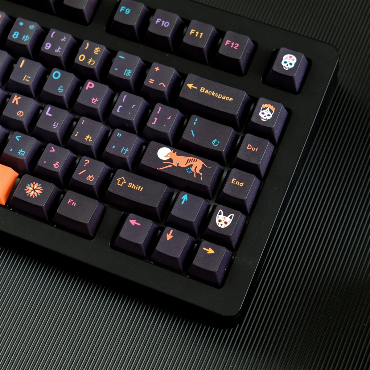 pbt 5-side tintura sublimação teclado mecânico para