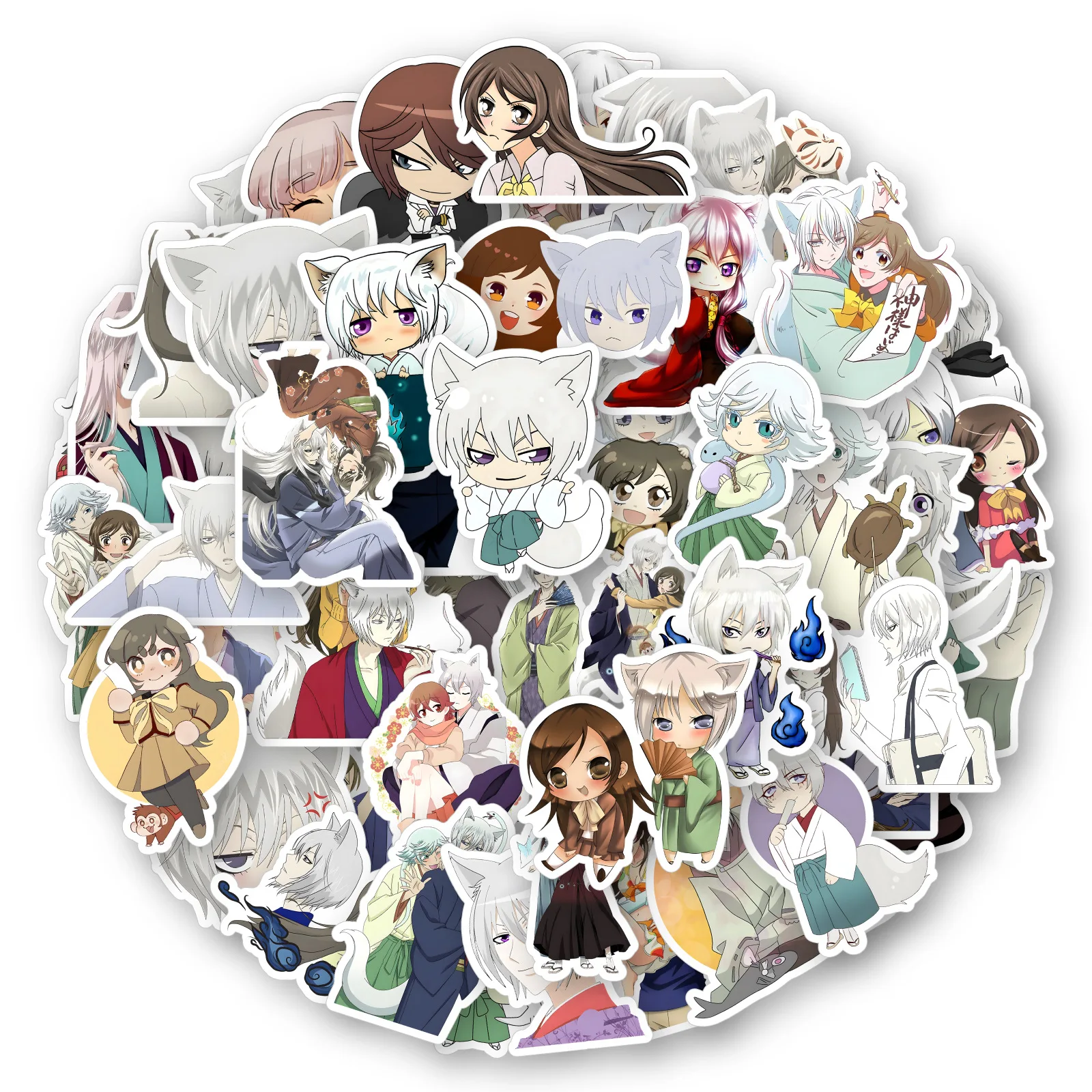 10/30/50PCS Anime Kamisama Love Kiss Stickers Cute Character Graffiti Decals DIY Laptop Phone Suitcase Fridge Sticker Kids Toys
