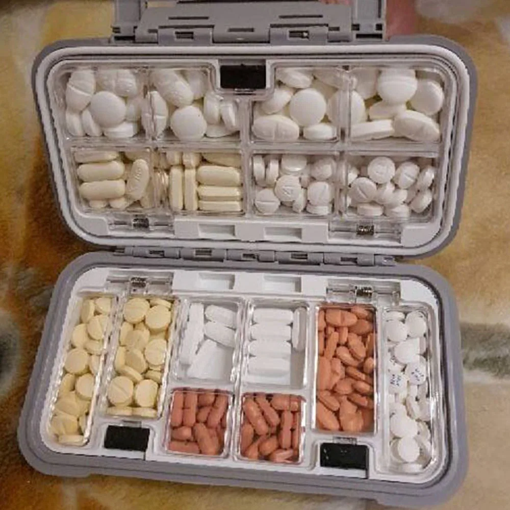 Pill Box Storage Pastillero Medicine Box Weekly Tablet Holder Pills  Organizer Case Pillendoosje Pillbox Drug Travel Boxes - AliExpress