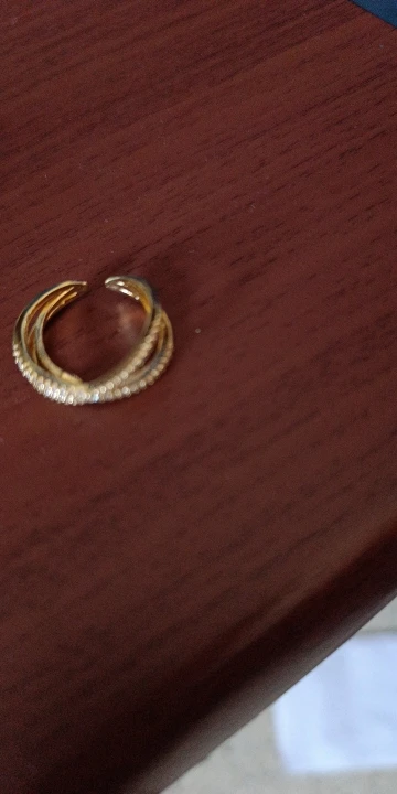 Fashion Gold Color Stainless Steel Rings photo review