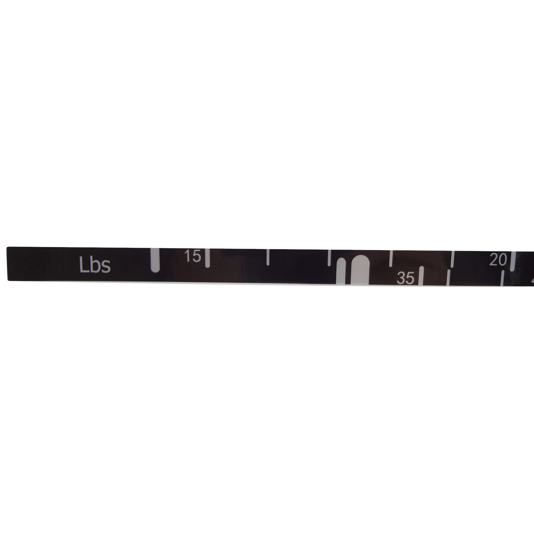 AEF Drop Weight Stringing Machine Sticker / LBS & KGS