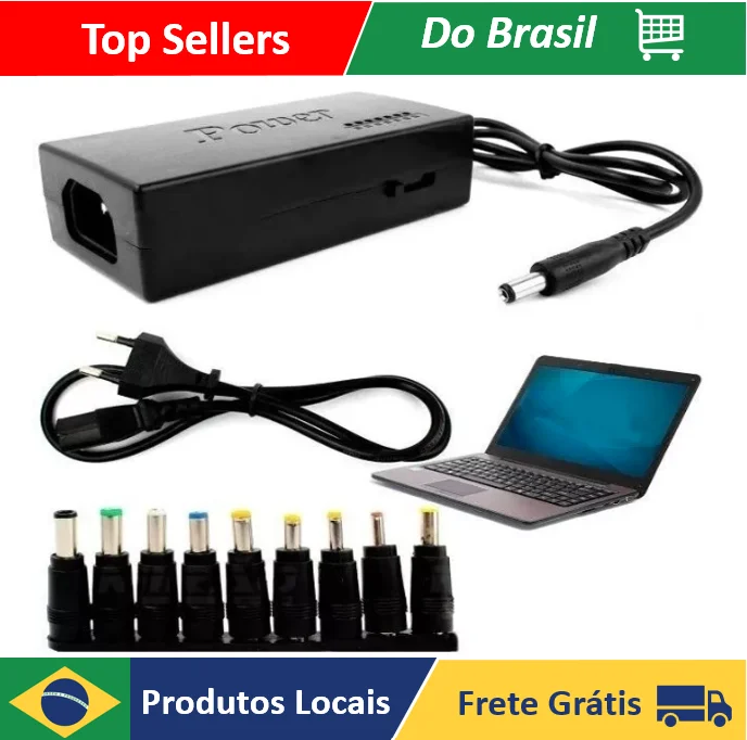Fonte Carregador Universal Notebook Bivolt