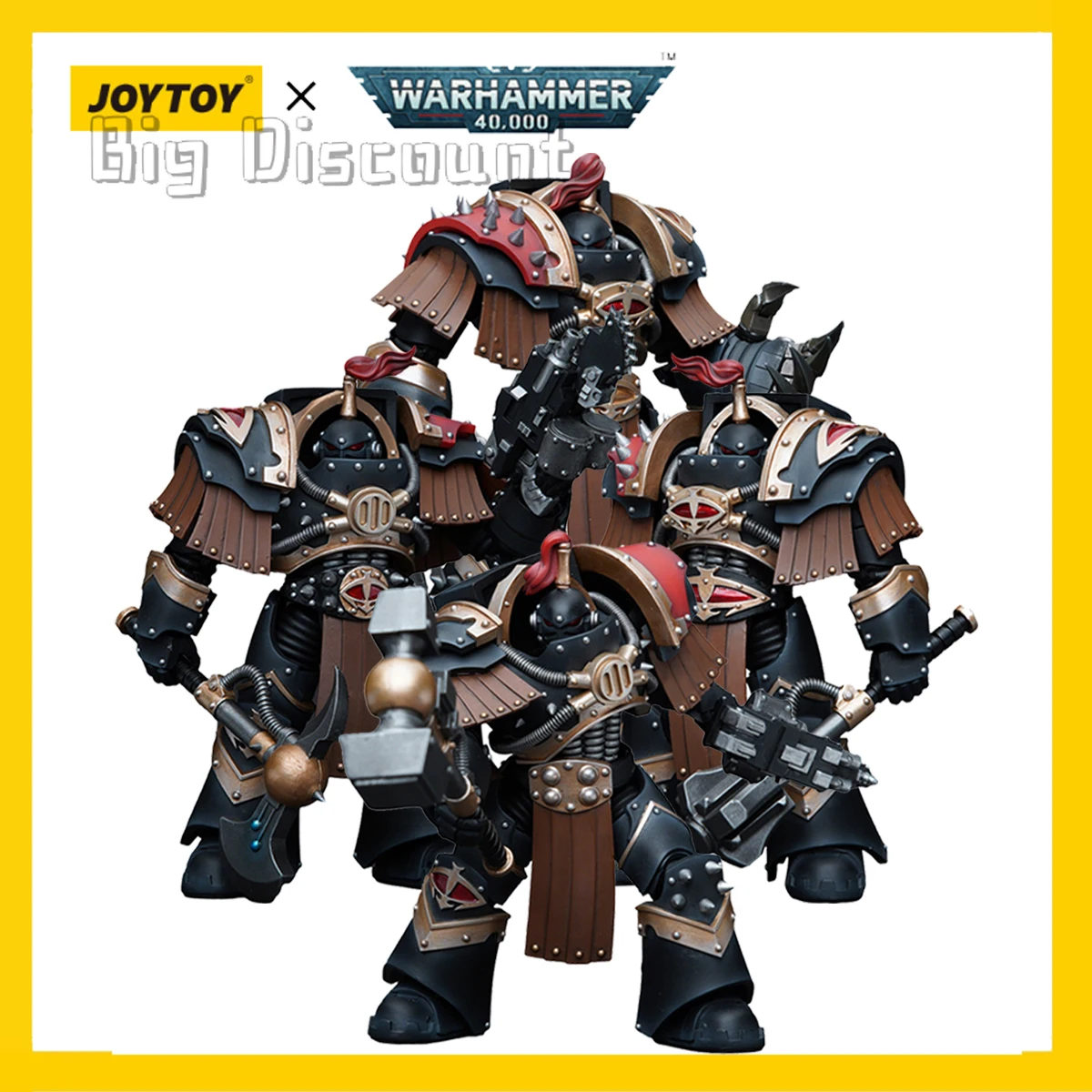 [Pre-Ordine] Joytoy Warhammer 30K The Horus Heresy 1/18 Action Figure Sons Of Horus Justaerin Terminator Squad Anime Mode 4 Pezzi