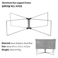 Deerest Aluminum Expandable Storage Box Camping IGT Aluminium Case Lightweight Modular Combo Accessories X-PANDA 50L 2