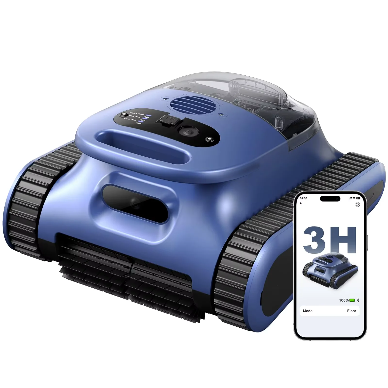 Robotyczny odkurzacz basenowy Seauto, czas pracy 210 minut z EU za $292.2 / ~1119zł