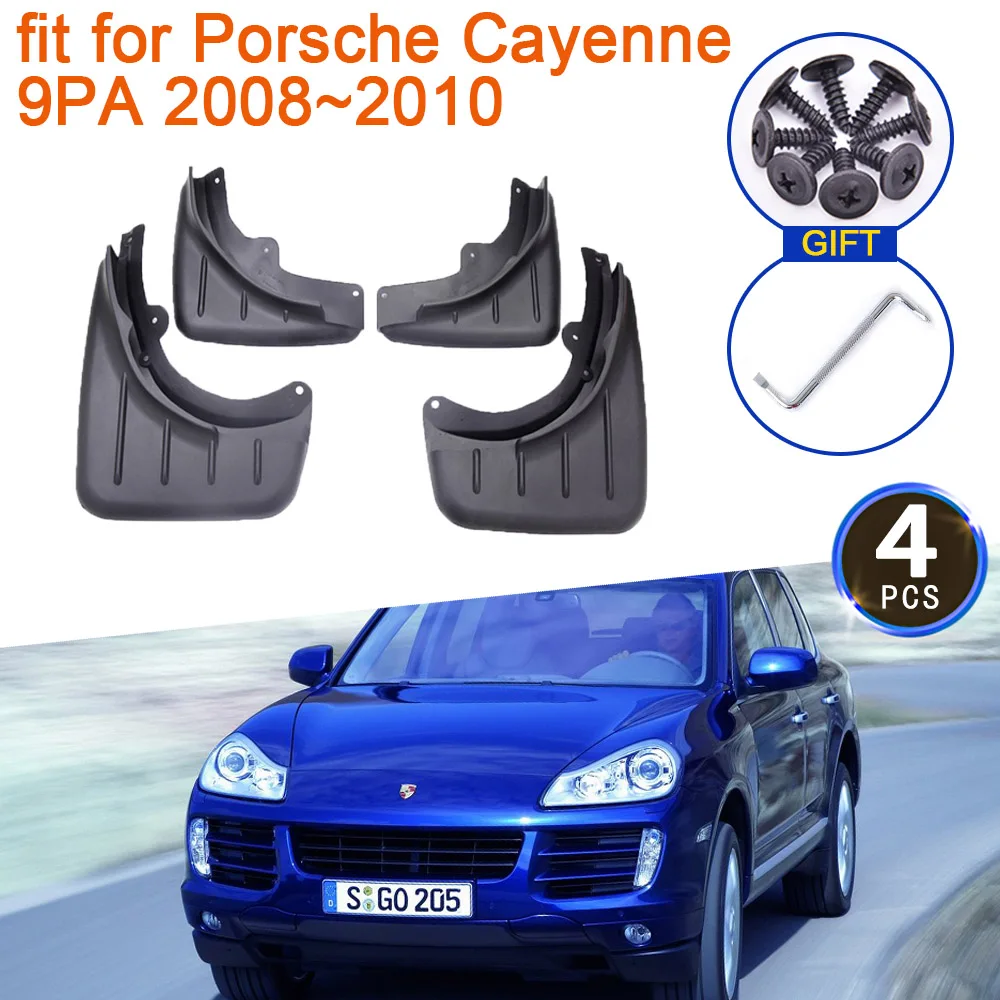 

for Porsche Cayenne 9PA 2008 2009 2010 Mudflap Mudguard Anti-splash Upgrade Front Rear Wheel Fenders Car Styling Accessories 957