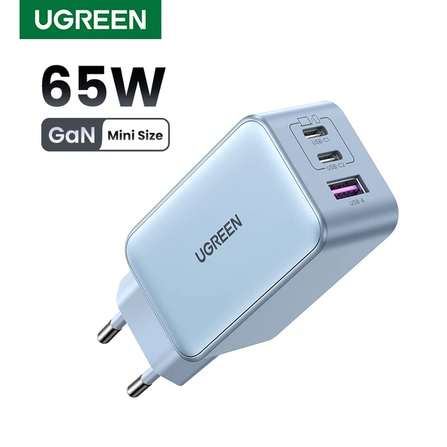 UGREEN 100W 65W GaN Desktop Charger 4 in 1 Fast Adapter For Laptop iPhone  Xiaomi