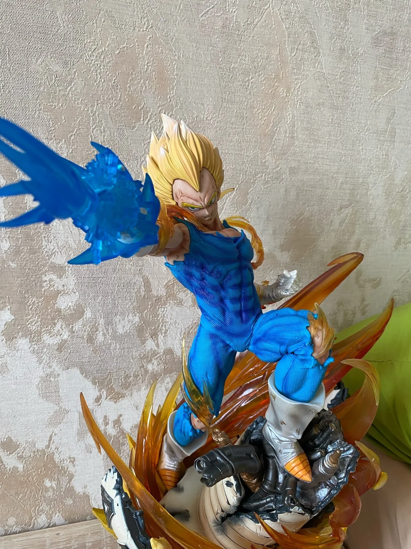 LS Dragon Ball Super Anime Figurine Model GK Super Saiyan Vegeta figure Action Figures 45cm statue Collection Toy figma photo review