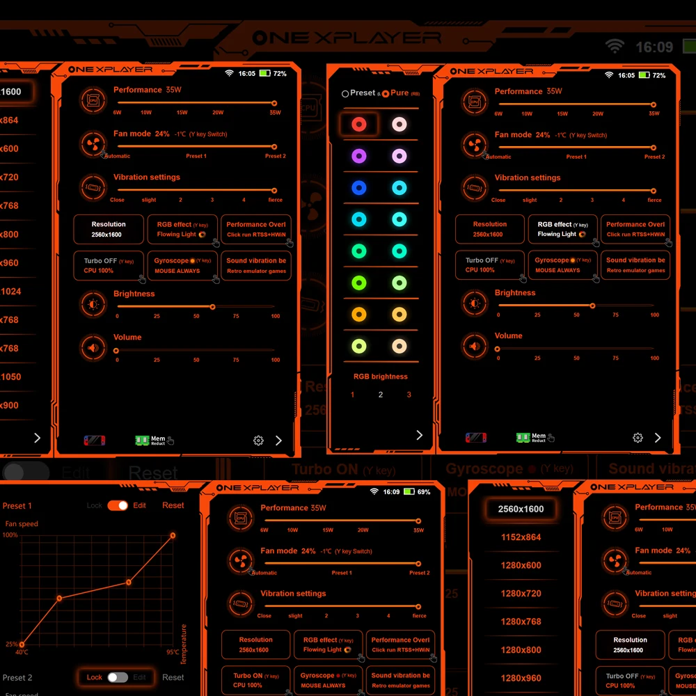 Onexplayer-consola de juegos portátil, OneXPlayer X1, 64G, Intel Core Ultra 7, 155 Oculink H, envío a finales de mayo