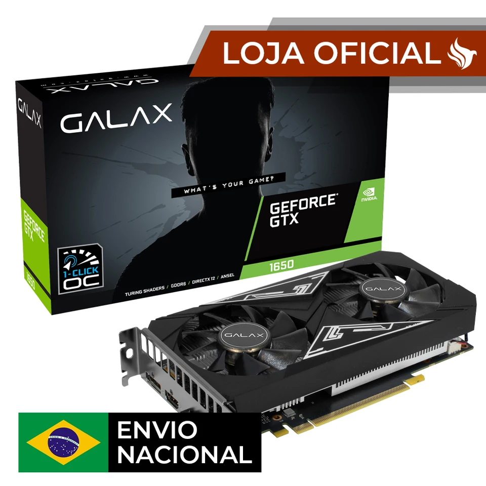 4gb Ddr6 Geforce Gtx 1650 Ex 4gb Video Card Galax GeForce GTX 1650