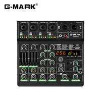 Audio Mixer G-MARK G40PRO 4-Channel Mixing Console With RCA Input And XLR Connectivity