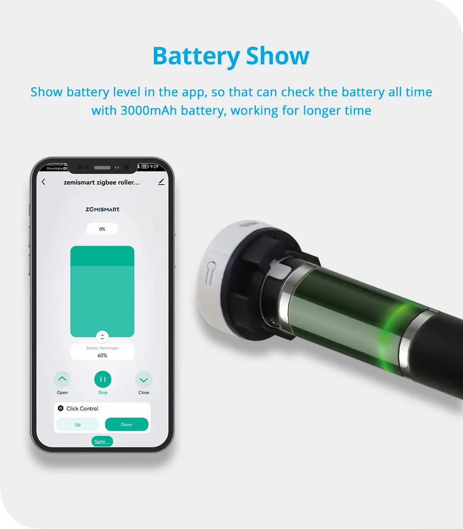 37, 38mm Tubo, Vida Inteligente, Controle APP, Alexa, Google Home Control