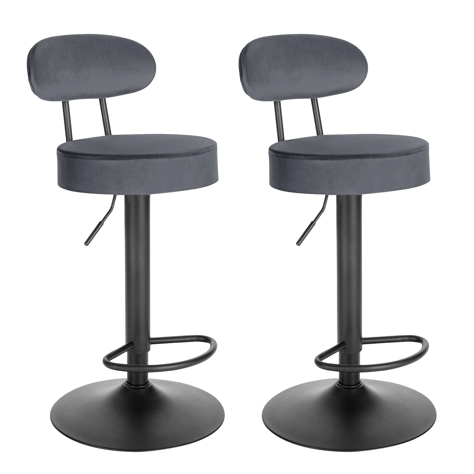 Upholstered Bar Stools Backs Arms Comfortable High Back Bar Stools