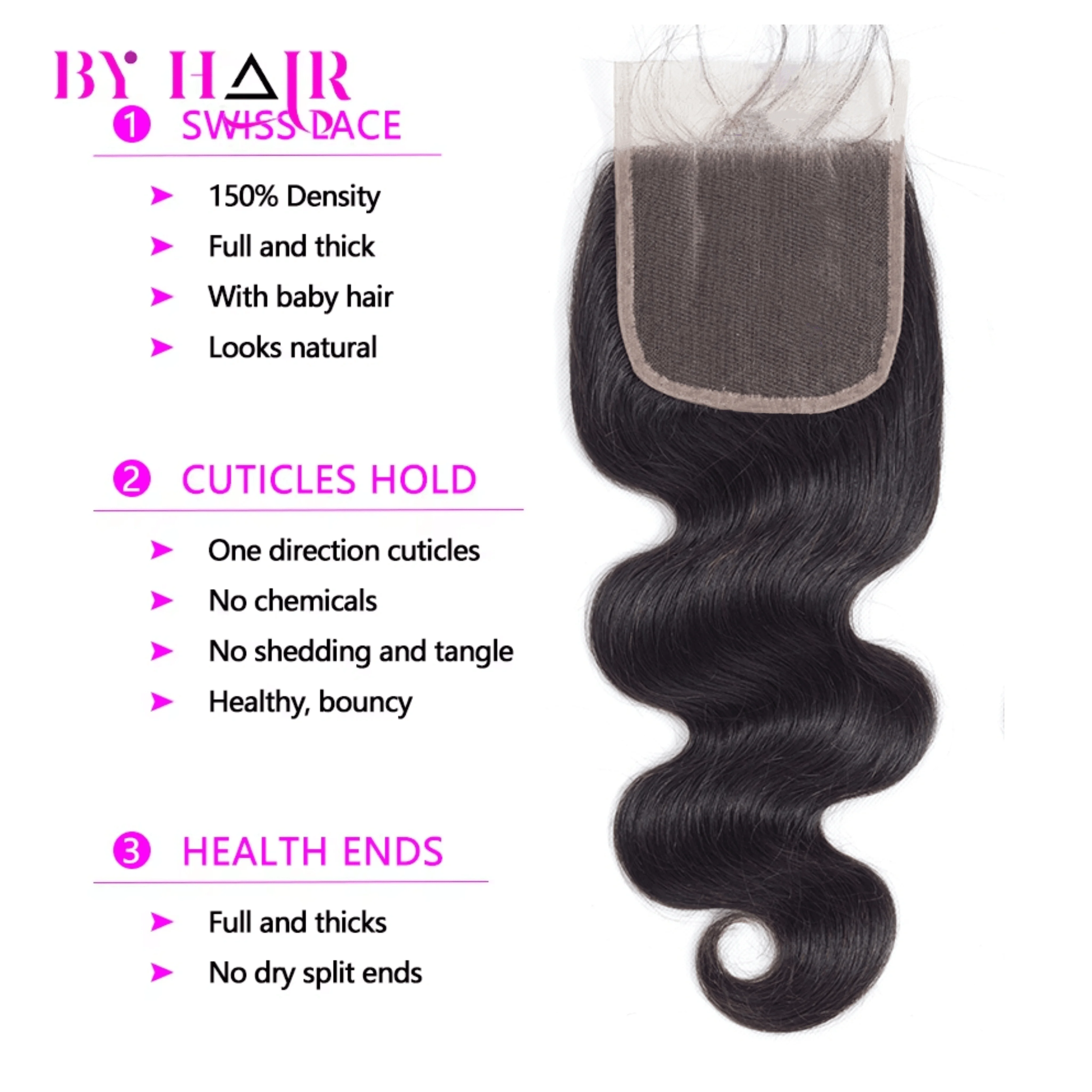 4x4 Body Wave Closure Brazilian Human Hair Free Part 4x4 5x5 Transparent Lace Closure Natural Color Only 100% Remy Human Hair 2