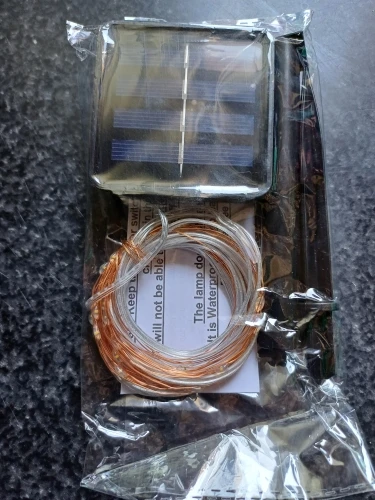 Luz LED Solar para exteriores, guirnaldas de luces impermeables, cadena de Navidad, decoración de Halloween, adorno, lámpara Led de jardín, suministros para fiestas photo review