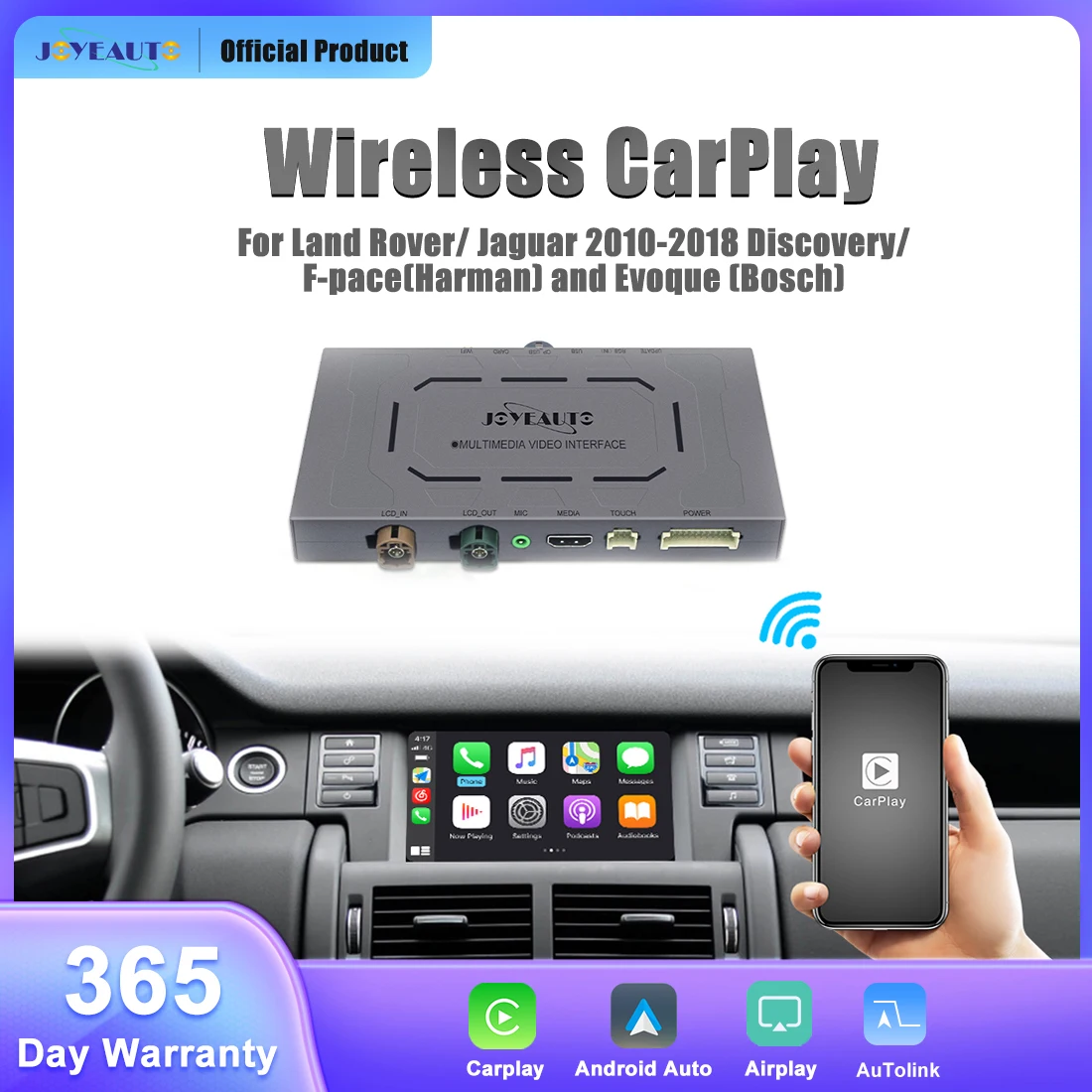 Joyeauto kit de reequipamiento inalámbrico Apple CarPlay para Land
