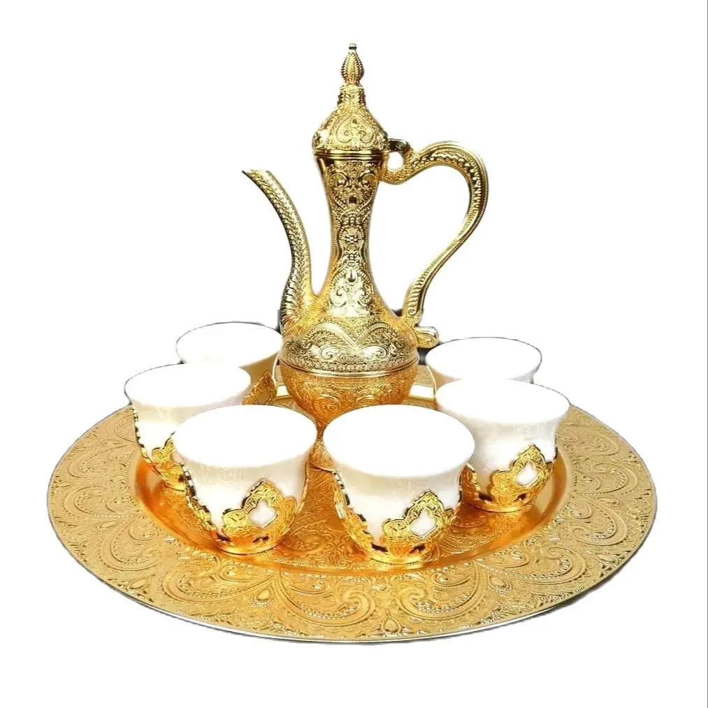 

Payitaht Zamzam Set With Porcelain Glass Gold Color Hajj Umrah Ramadan products
