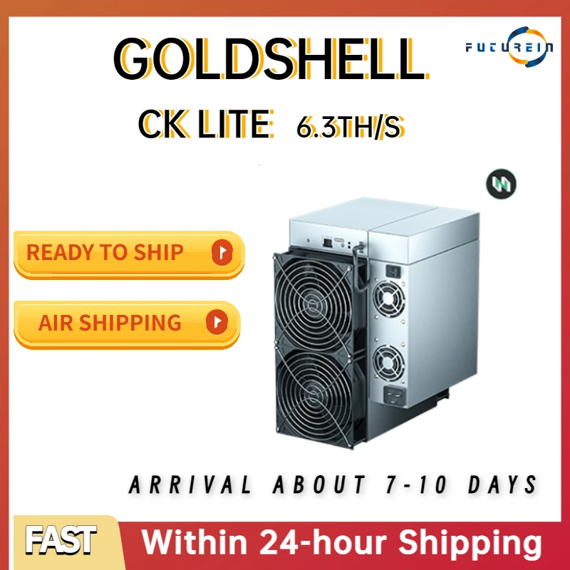 

Goldshell LT6 3350mh/s HS lite1360gh/s CK lite 6.3th/s with hashrate 3350M 6.3th 1360G For LTC CKB