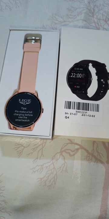 LIGE 2026 reloj inteligente mujeres hombres señoras regalo deporte Fitness hombres relojes Monitor de ritmo cardíaco reloj inteligente impermeable para Android IOS photo review