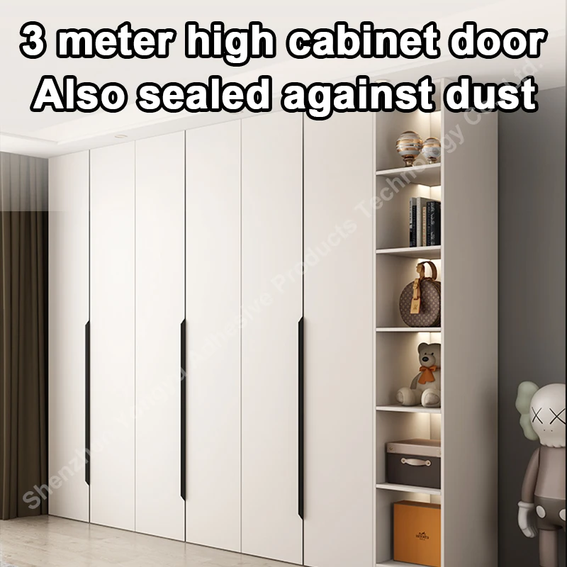 Joint De Porte En Caoutchouc Pvc Auto-Adhésif En Forme De D Pour Porte Et Fenêtre - 8 M - Pour