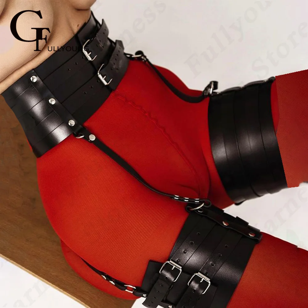 BLACK Shiny SATIN 4 Strap Garter SUSPENDER BELT Black Lace Made In