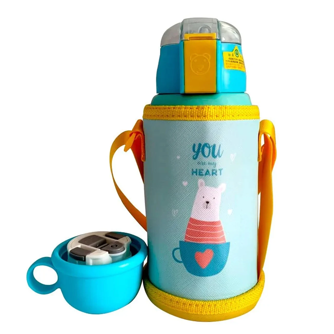 Termo Taza Inteligente Temperatura Acero Inoxidable + Funda