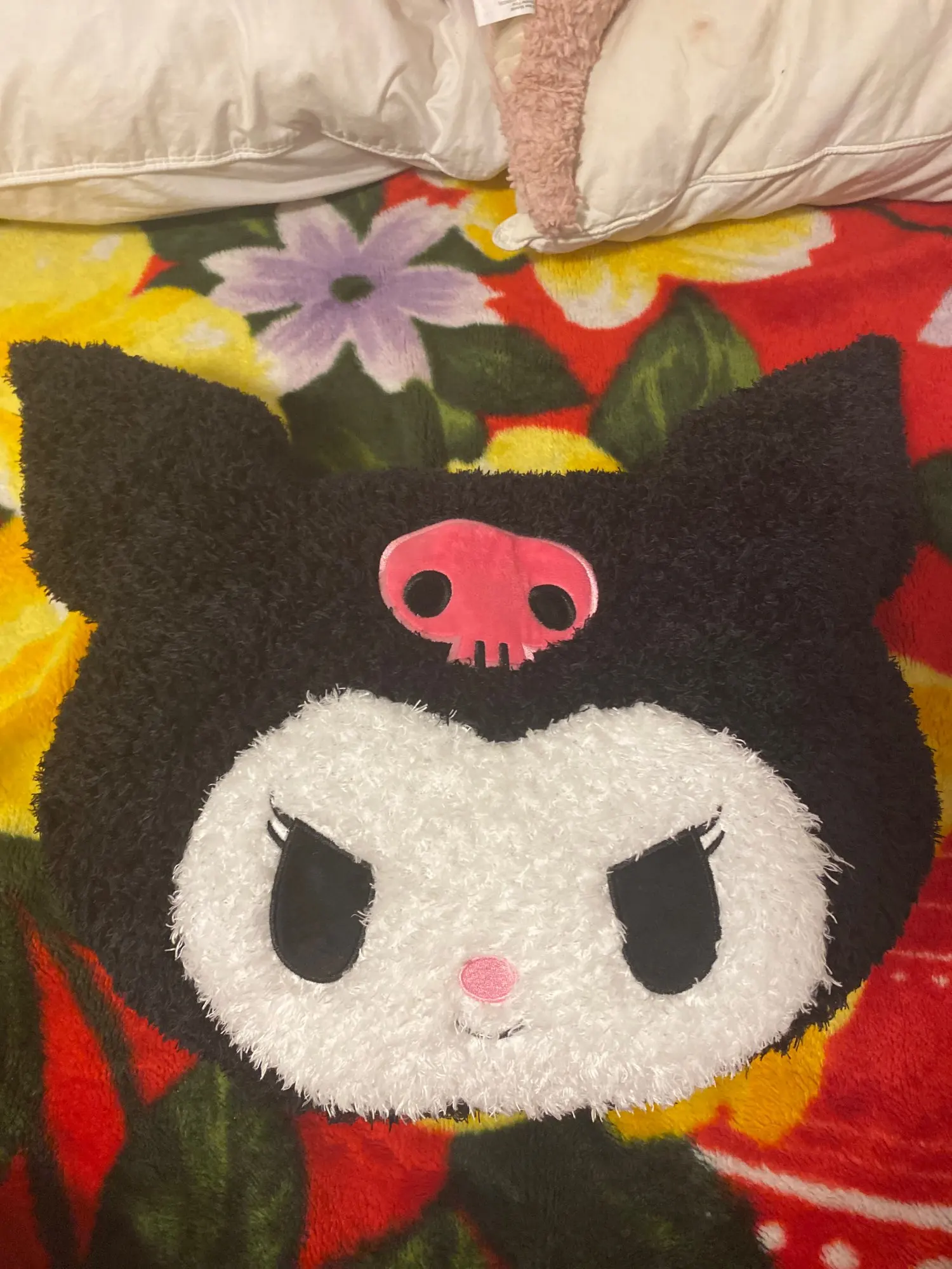 Kawaii Oversized Kuromi Melody Pillow