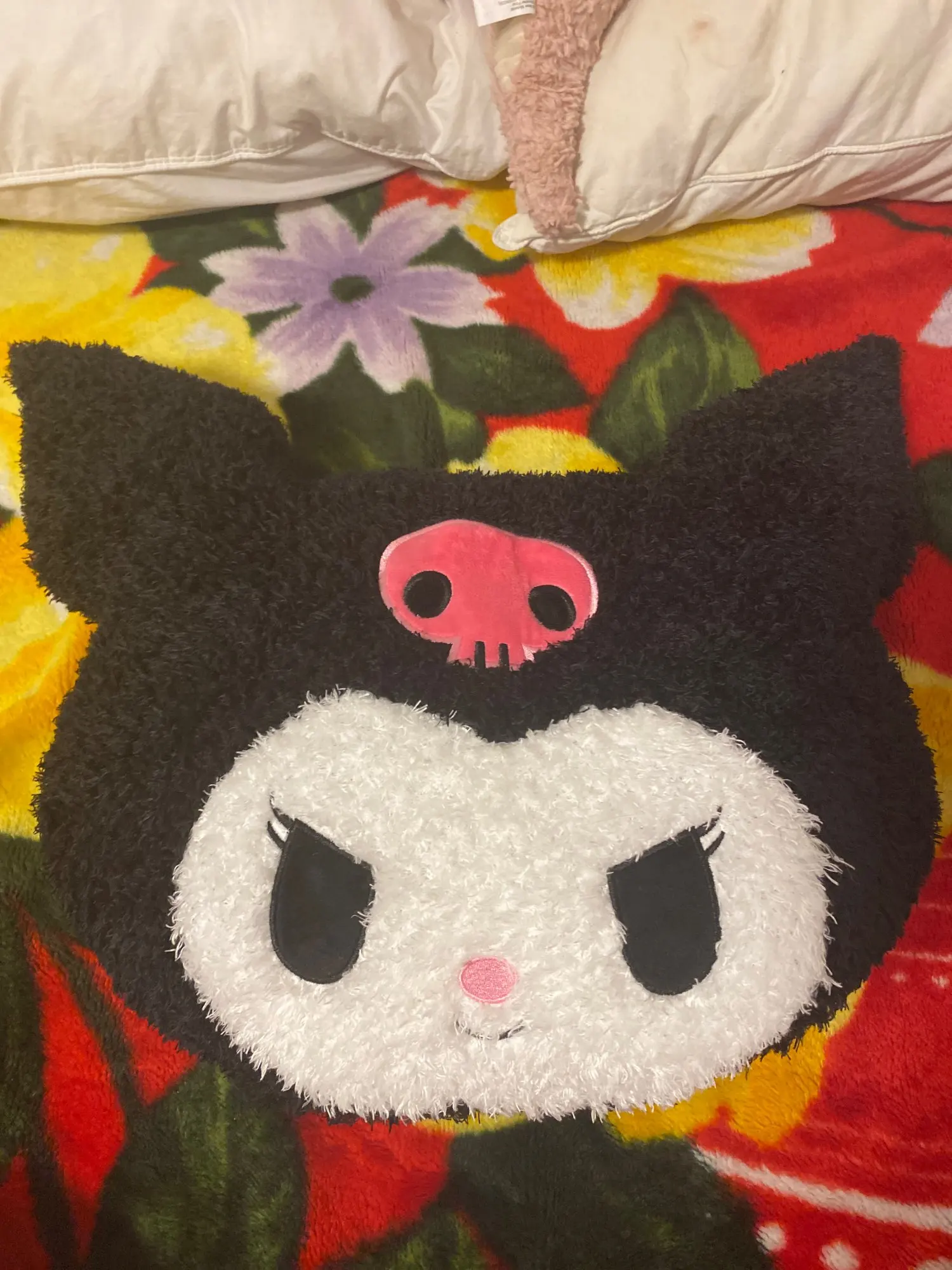 Almohada Kuromi Melody Kawaii de gran tamaño