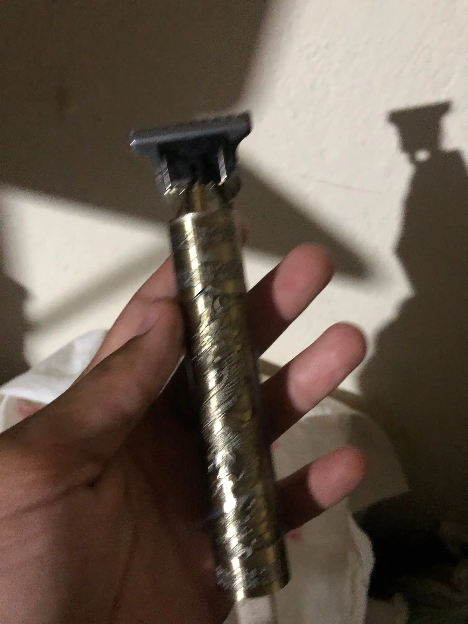 Máquina De Cortar Cabelo Parágrafo Barba Masculina Designer Aleatório Elétrico Profissional photo review