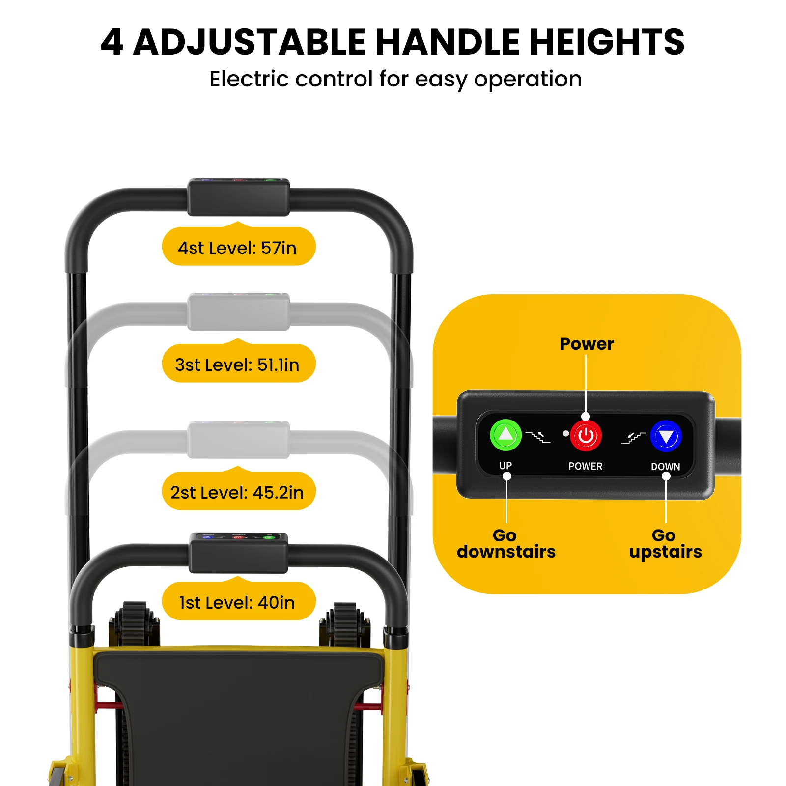 Foldable Electric Stair Climbing Chair 6