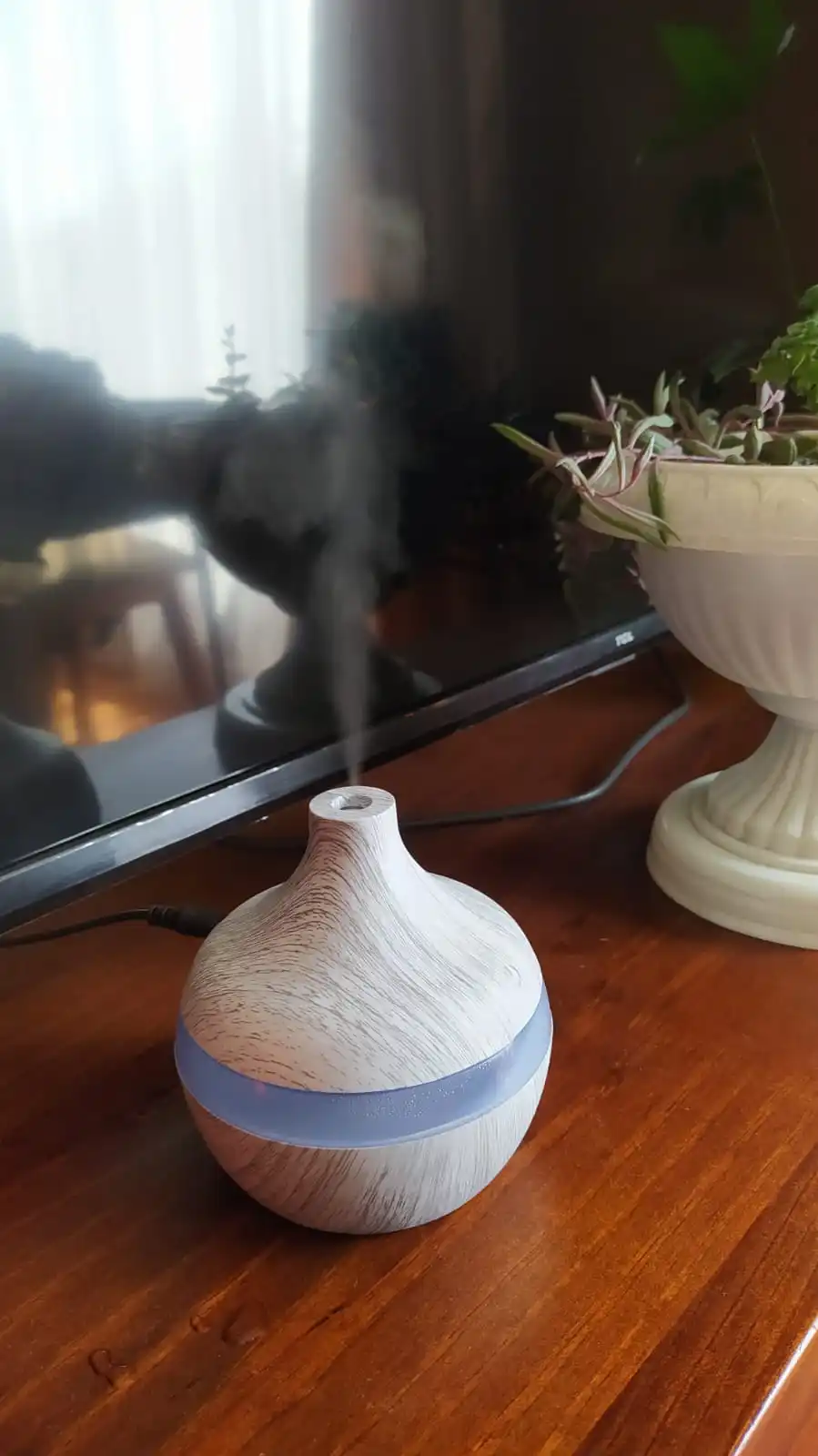 Wood Humidifier 300ML USB Air Humidifier photo review