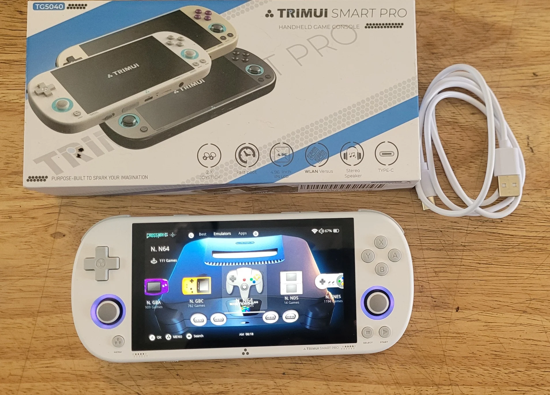 Retroid Pocket 5 Handheld Game Console photo review