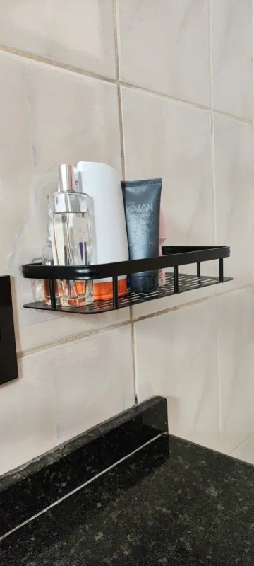 Suporte De Shampoo Prateleiras De Banheiro Sem Furo Premium - Neverdie Store photo review