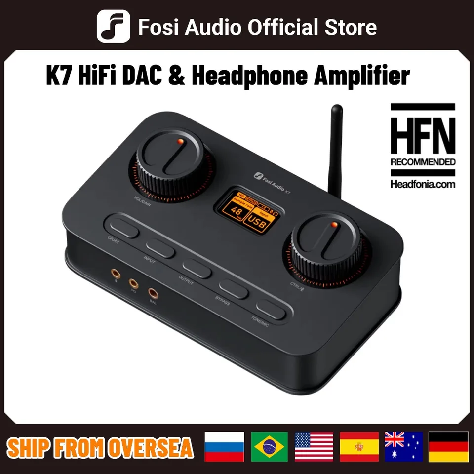 Fosi Audio K7 DAC オーディオインターフェイス Fosi Audio K7 DAC オーディオインターフェイス