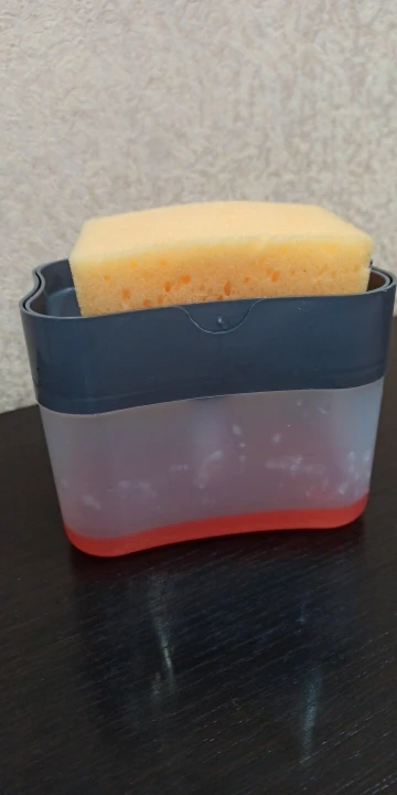 Liquid Soap Dispenser & Sponge Holder photo review