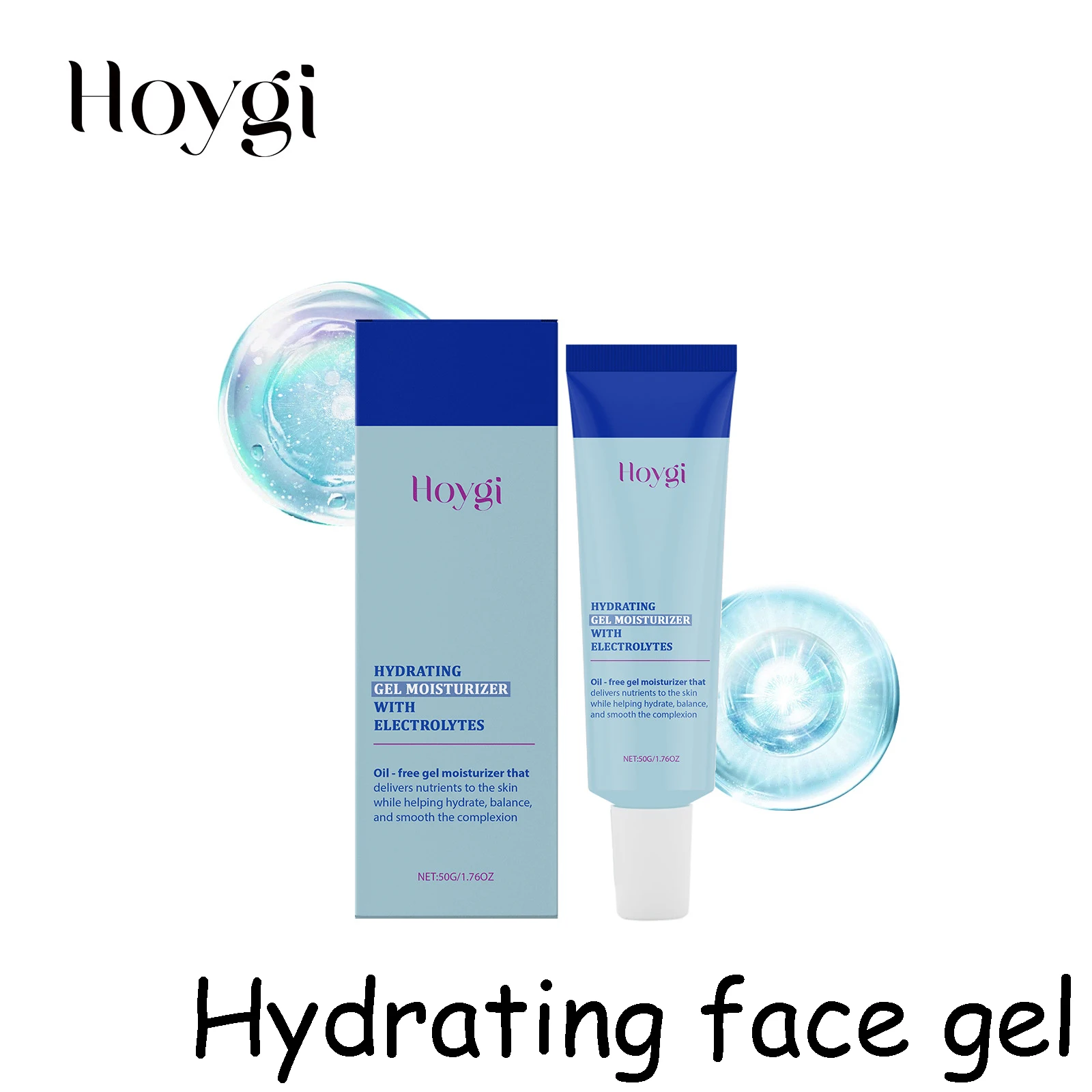 Hoygi Moisturizing Face Gel Deep Hydrating Reduce Dryness Refreshing Improve Skin Texture Anti-chapping Softening Face Care Gel