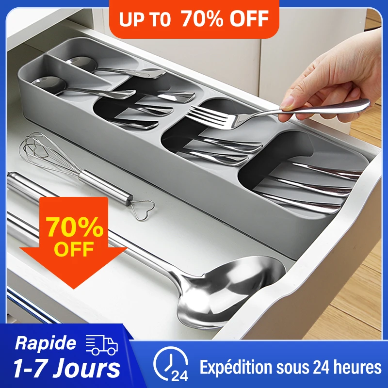 Kitchen Cutlery Storage Tray Knife Holder Kitchen Organizer Kitchen