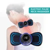 Electric Pulse Neck Massager EMS Cervical Massage For Neck Back Eletric muscle stimulator Tens electrostimulator 1
