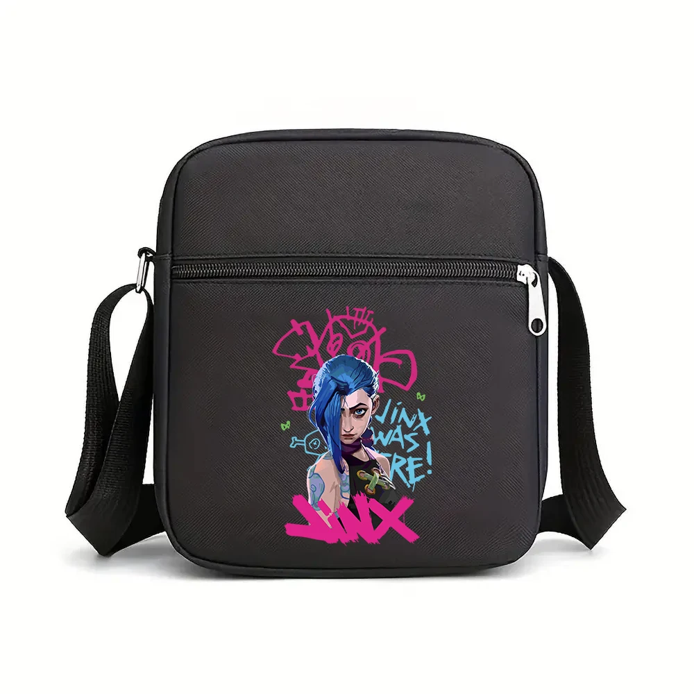 Arcane-Jinx Crossbody Bag Men Nylon Shoulder Bag For Men Oxford Messenger Side Sling Husband Chest