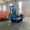 Water Well Drilling Rig Machine 180m Small Borehole with Crawler Chassis for Digging Water Well 3