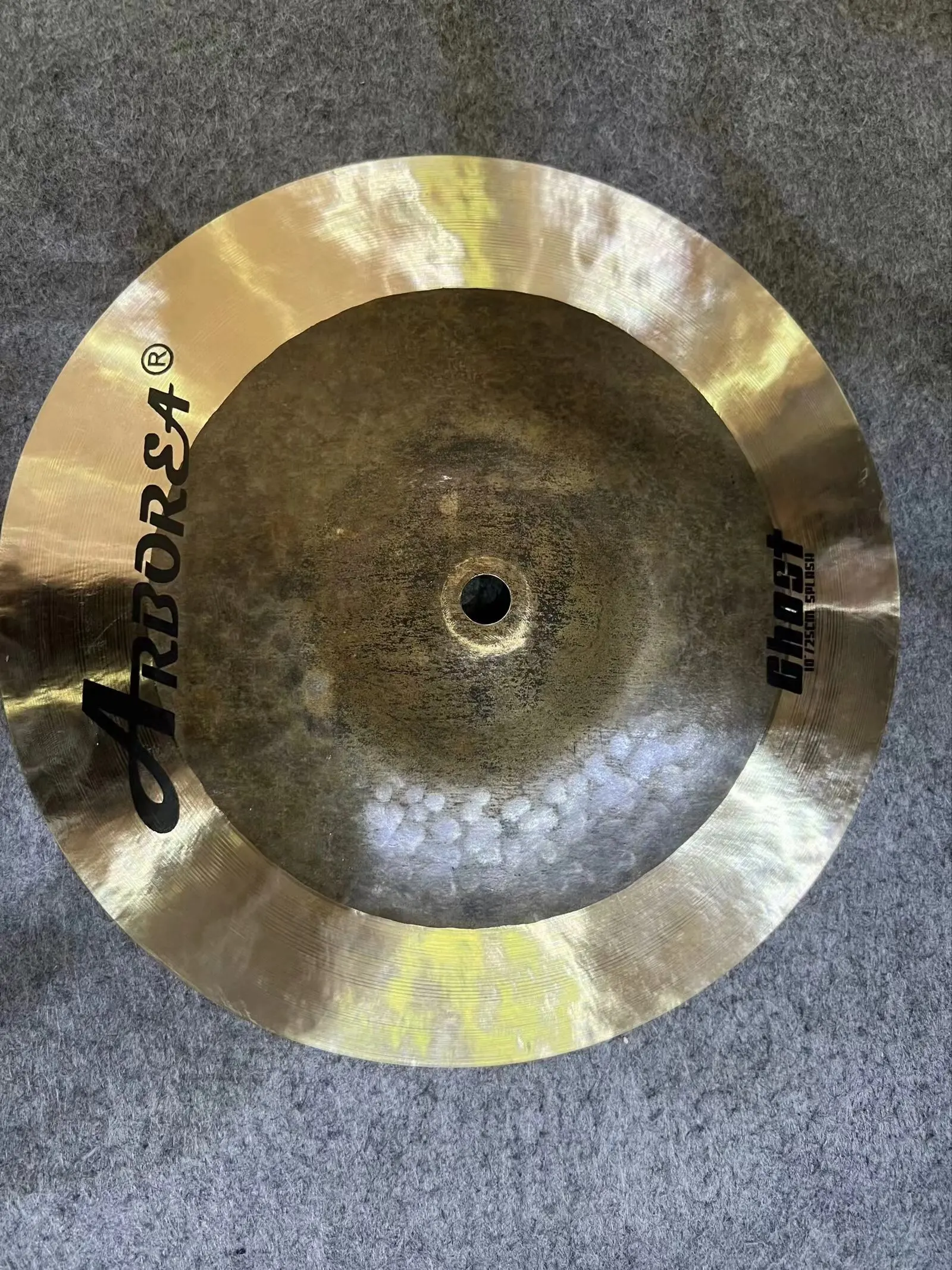 Arborea Professional Cymbal-Ghost Series 6-12 inch Splash Cymbal Bronze China Cymbal Mini Drum Effects for Drum Players