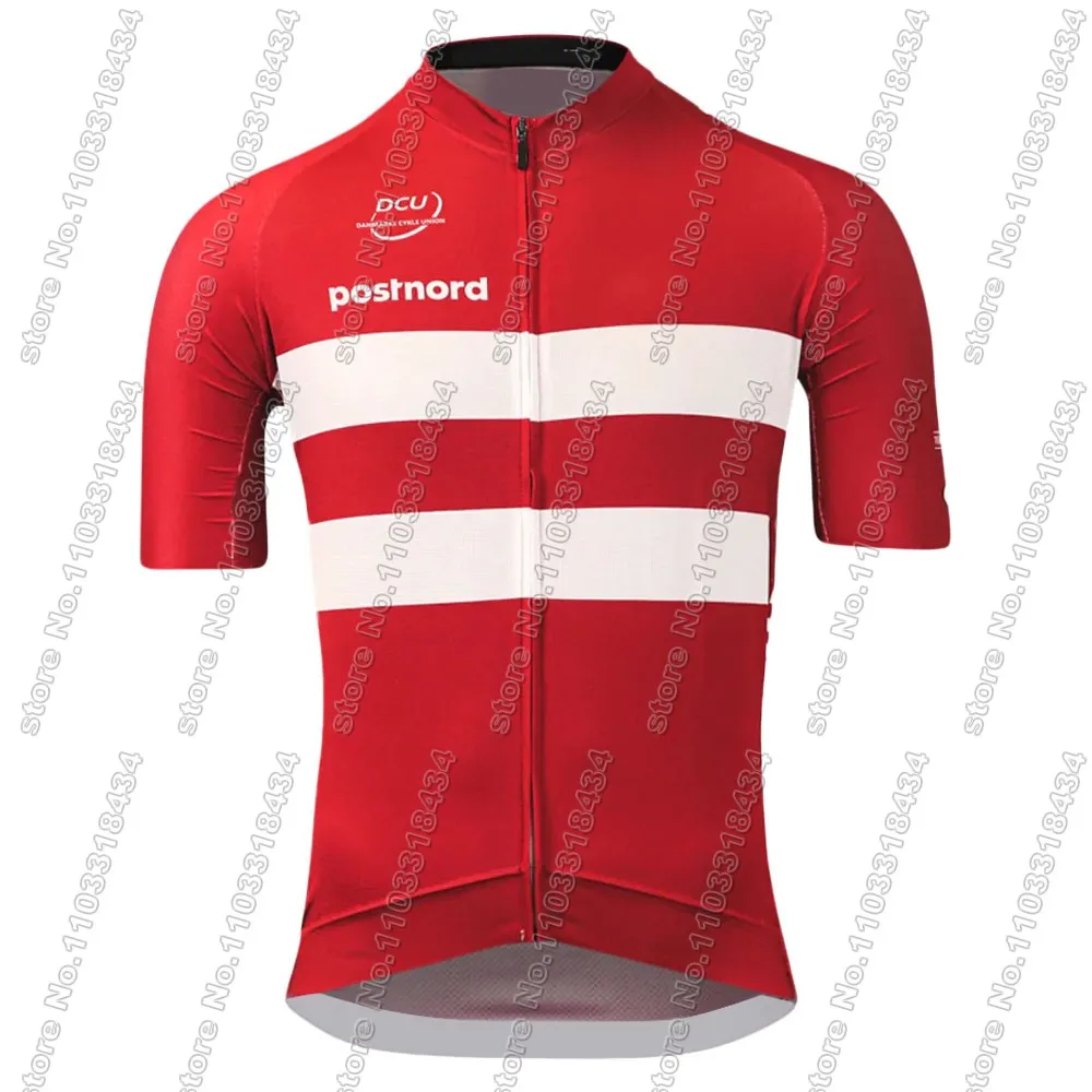 Denmark Cycling Jersey Men Set Bicycle National Team Clothing Kit Road Bike Shirts Suit Bicycle Bib Shorts MTB Ropa Maillot