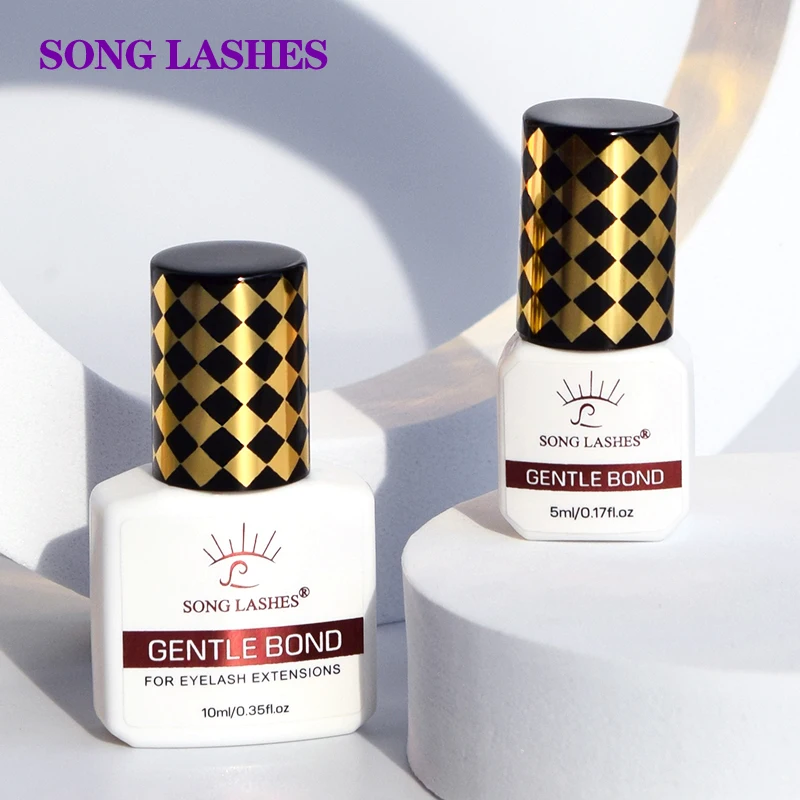 

Song Lashes 5ml/10ml Eyelash Extension Glue 1sec Fast Drying Time Strong Adhesive Individual Glue For Salon and Personnel