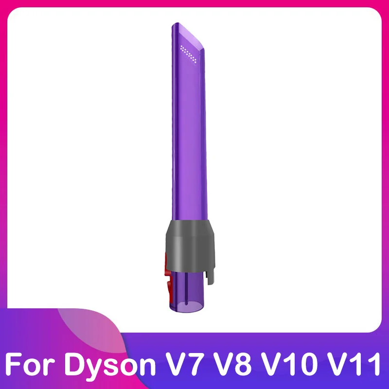 For Dyson V11 V10 V7 V8 V15 Vacuum Cleaner Replacement LED Light Crevice Suction Tool Spare Parts Accessories Kit Pack led lighting adapter for dyson v11 v10 accessories handheld vacuum cleaner v7 v8 original brush head hose connector spare parts