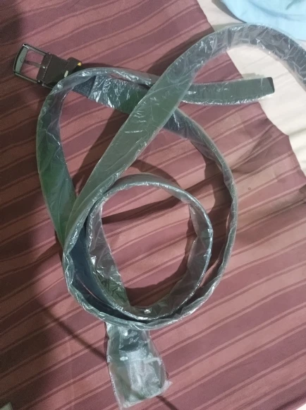 MIDNIGHT SOVEREIGN™ – Black Buckle Genuine Leather Belt photo review