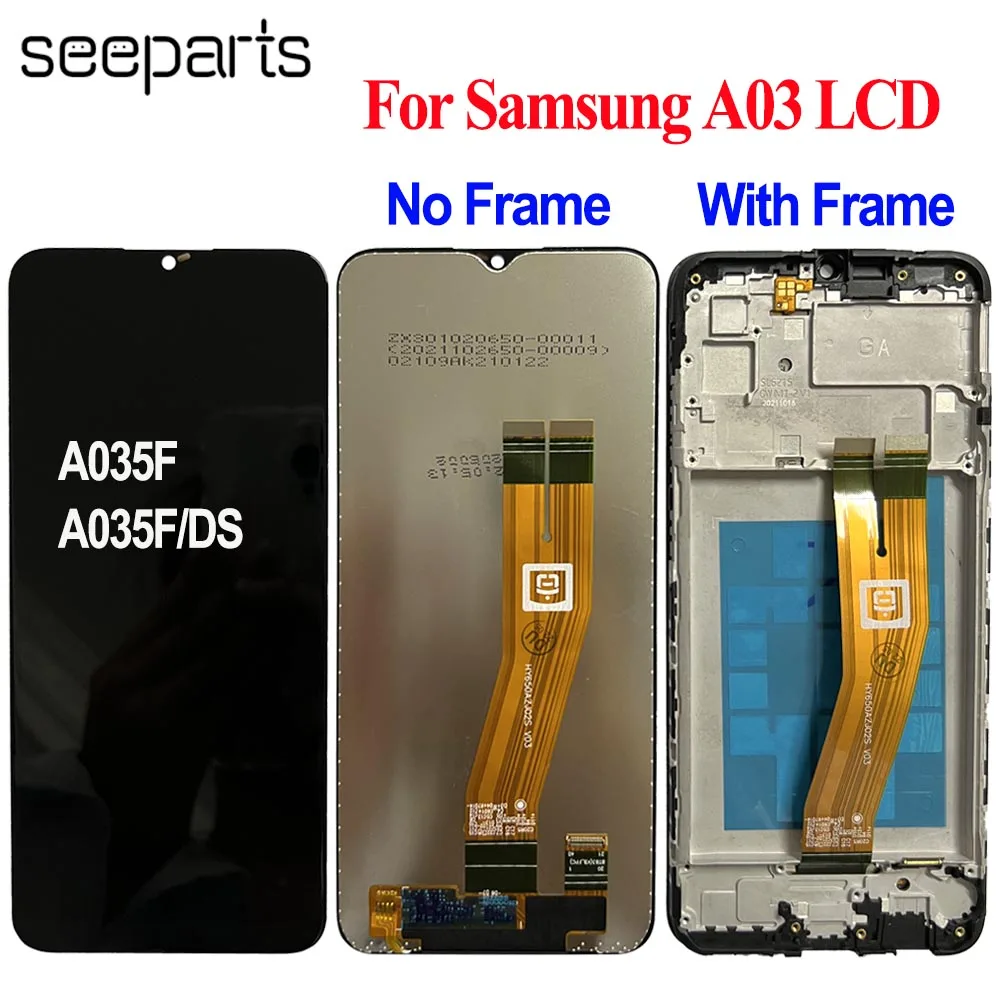 

Tested Working For Samsung Galaxy A03 LCD Display With Touch Screen Digitizer Assembly For Samsung A035F A035F/DS Display