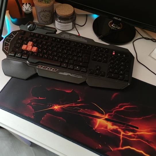 Demon Slayer Mouse Pad 800x400x3mm Anime photo review