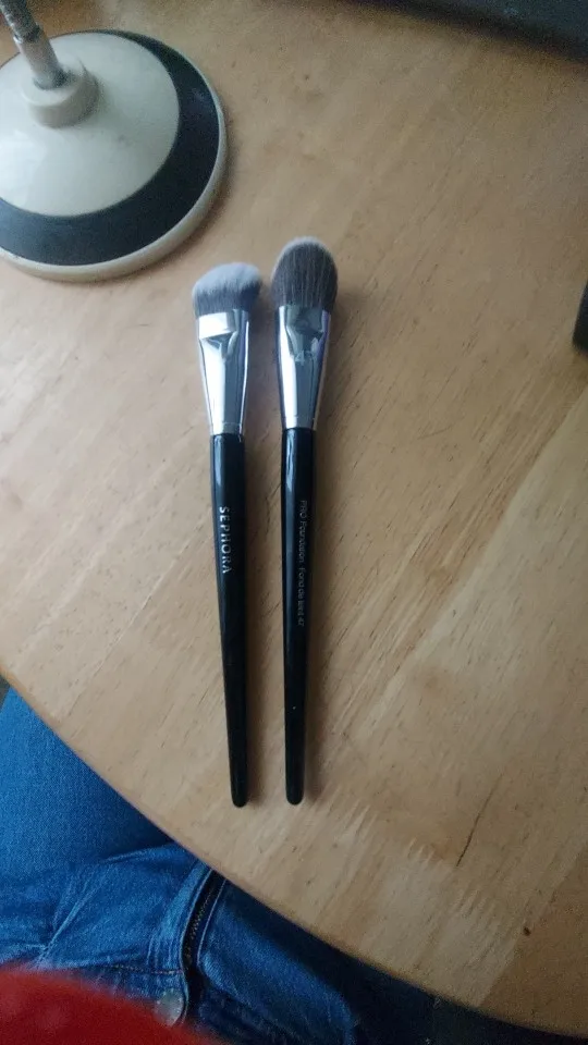 LOYBJ Professional Foundation Brush 47 Broom Head Liquid Foundation Shadow Concealer Brushes photo review