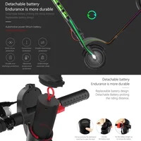 Trottinette électrique adulte HX X7, trottinette électrique 350W 5AH, trottinettes électriques pliables 8,5 pouces, e-scooter électrique, vitesse 32 km/h 4